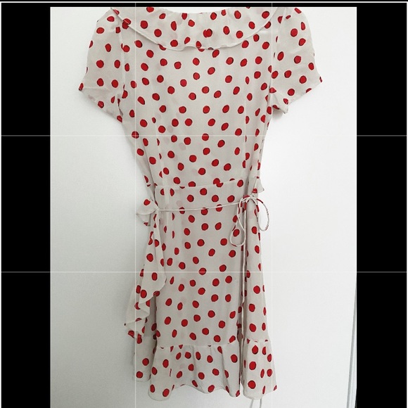COPY - Realisationpar 100% silk polka dot wrap dr… - Picture 7 of 8